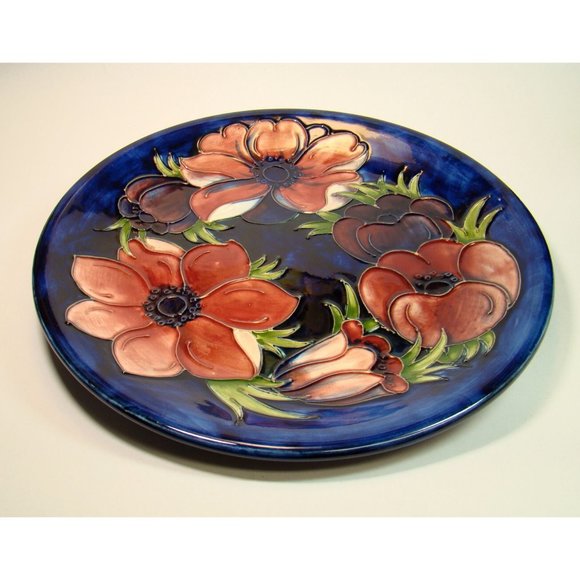 Walter Moorcroft Anemone Pattern Plate - Picture 7 of 16